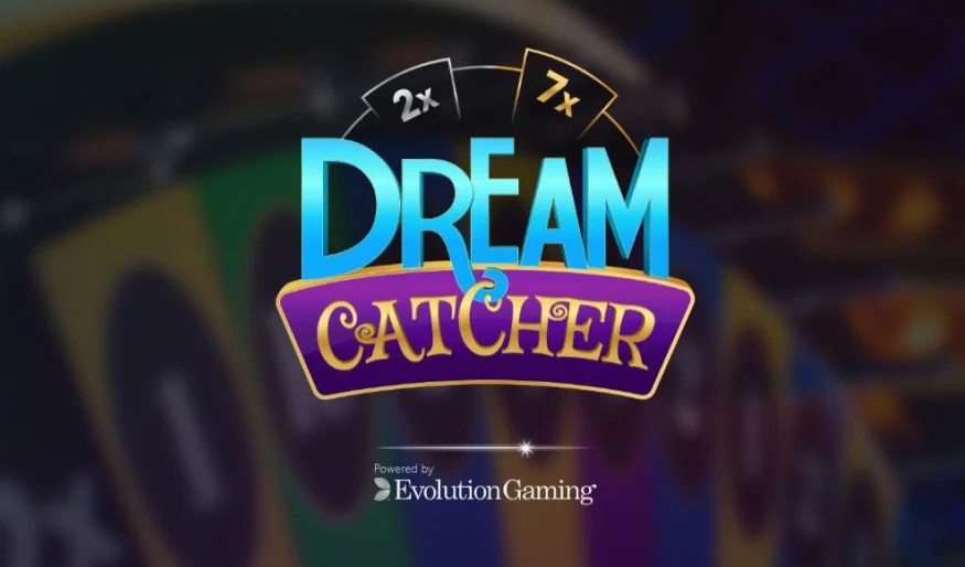 Dream Catcher online game logo by Evolution on nationalcasinoat.com